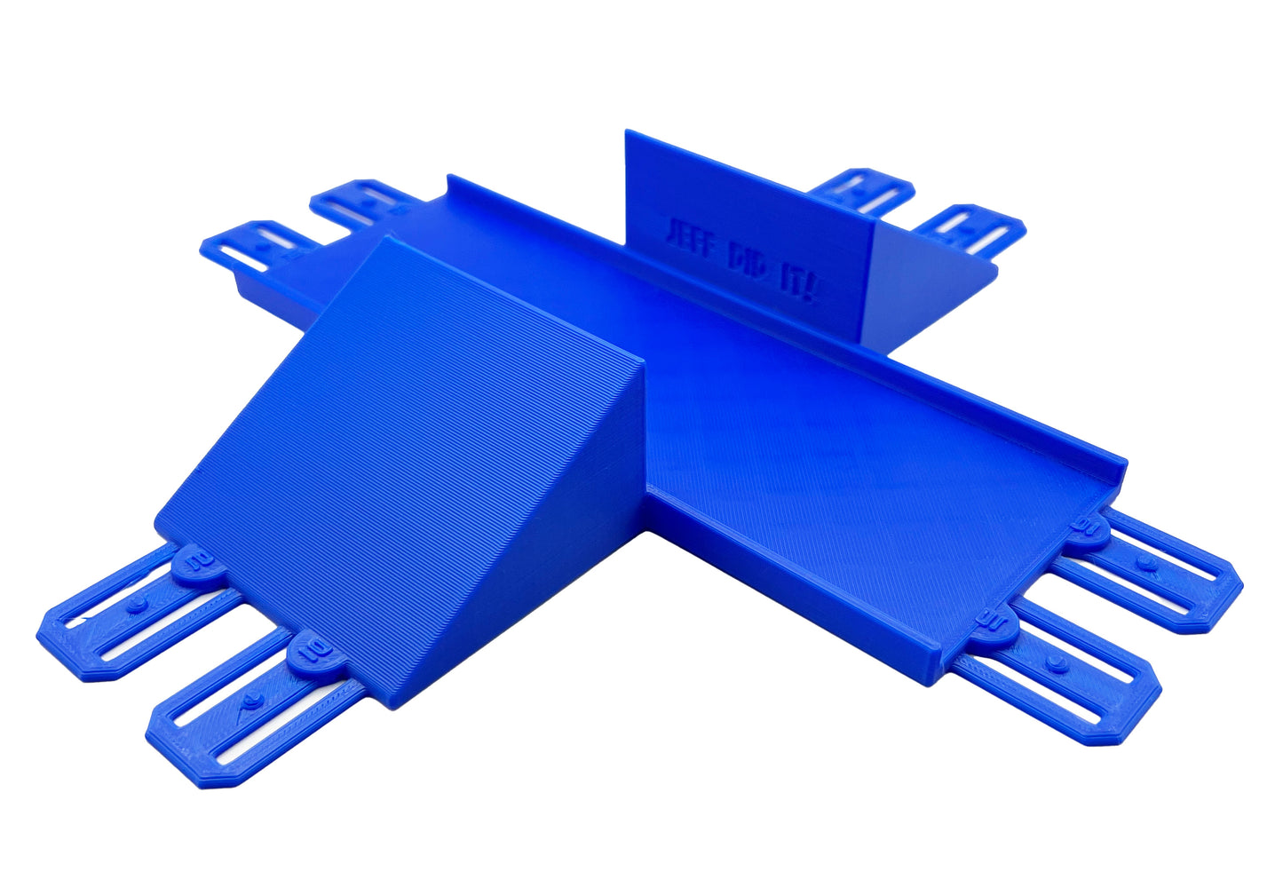 Jeff Did It! - Hot Wheels Monster Truck - 2 Lane Cross Over Jump - 3D Printed - Designed and Made in the USA