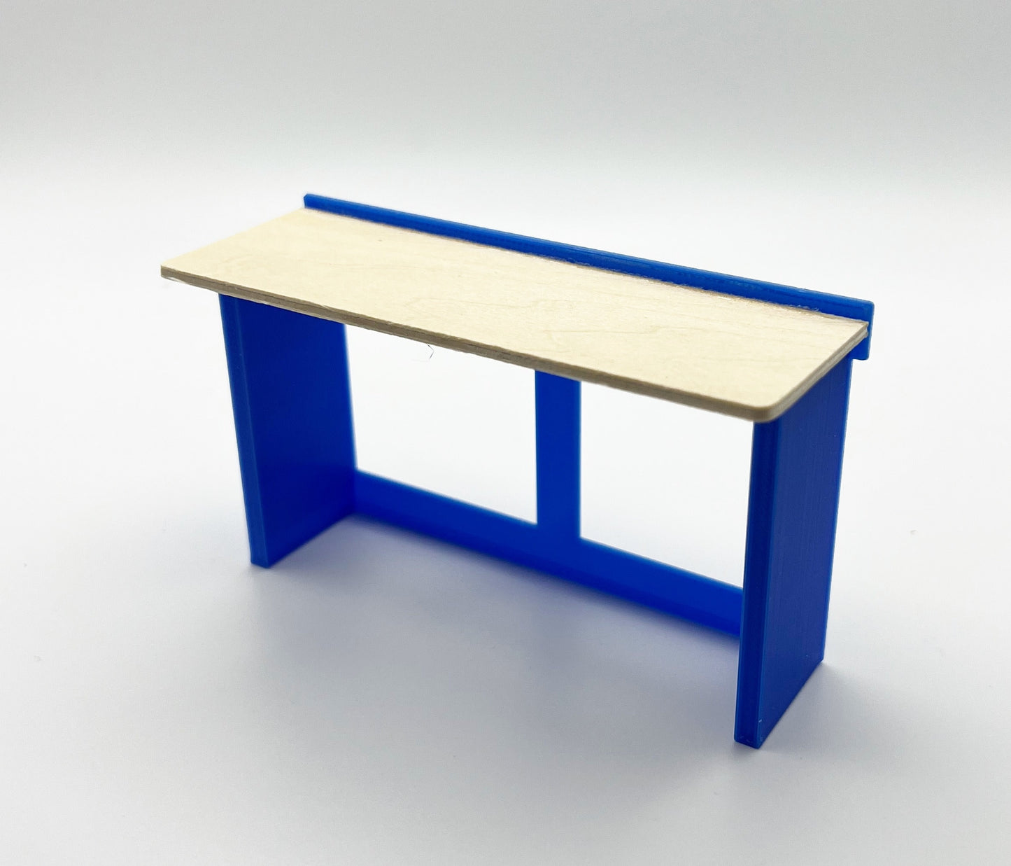 1/18 Scale 6 Foot Work Bench with Real Wood Top Surface Perfect Edition for your Scale Garage, Doll house or Diorama