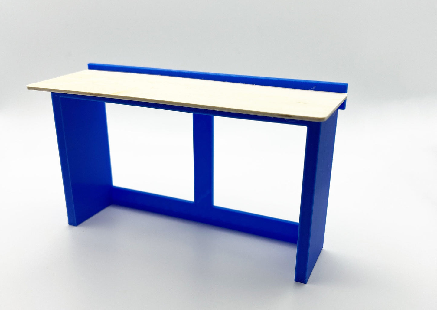 1/12 Scale 6 Foot Work Bench with Real Wood Top Surface Perfect Edition for your Scale Garage, Doll house or Diorama