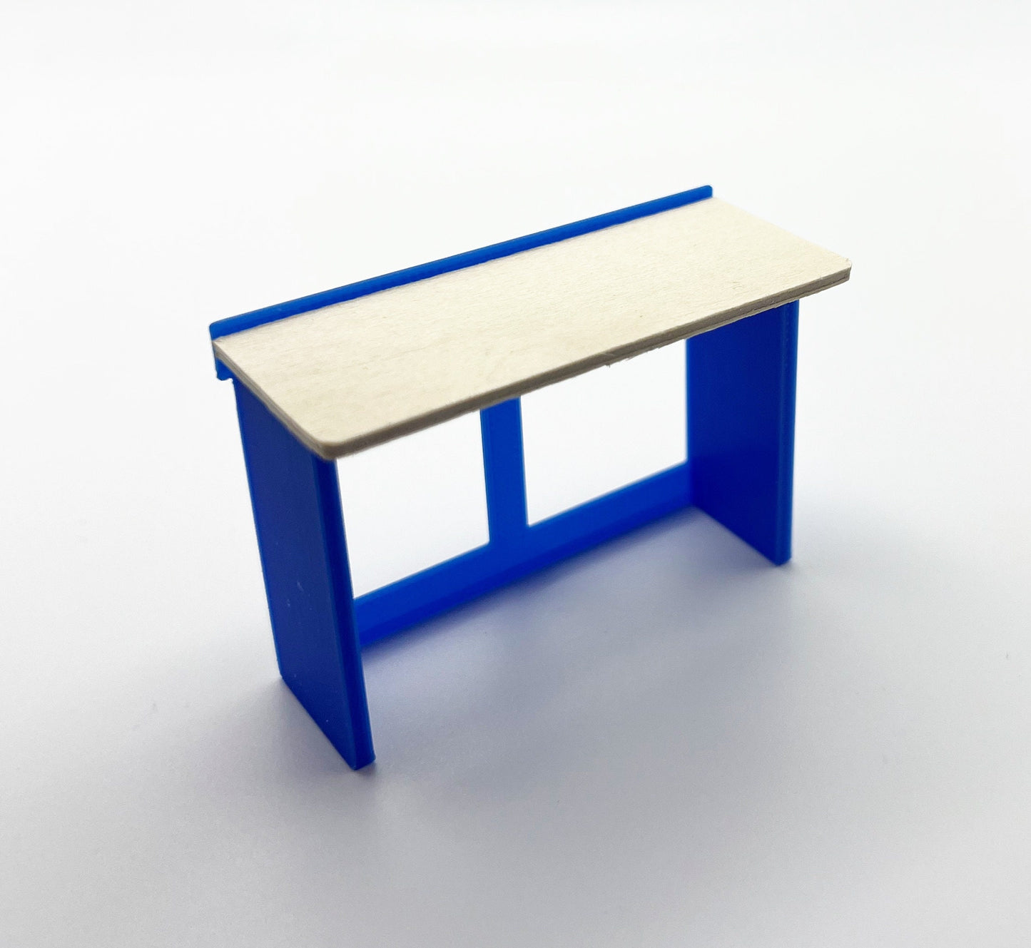 1/24 Scale 5 Foot Work Bench with Real Wood Top Surface Perfect Edition for your Scale Garage, Doll house or Diorama