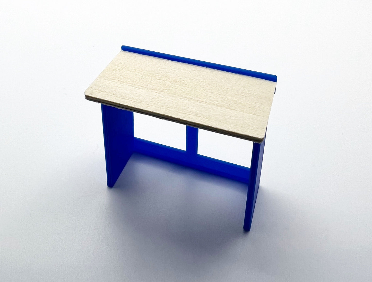 1/24 Scale 4 Foot Work Bench with Real Wood Top Surface Perfect Edition for your Scale Garage, Doll house or Diorama