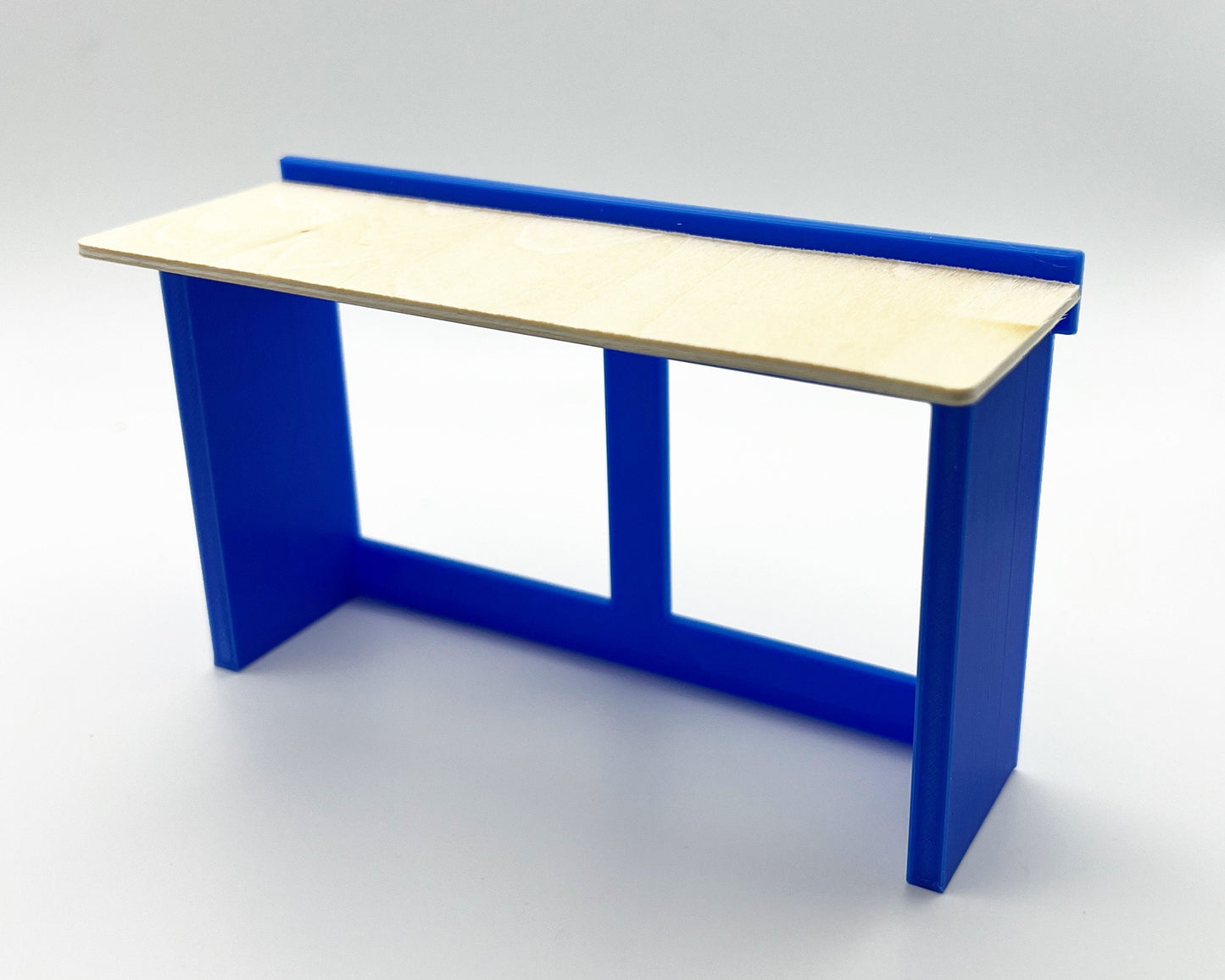 1/14 Scale 6 Foot Work Bench with Real Wood Top Surface Perfect Edition for your Scale Garage, Doll house or Diorama