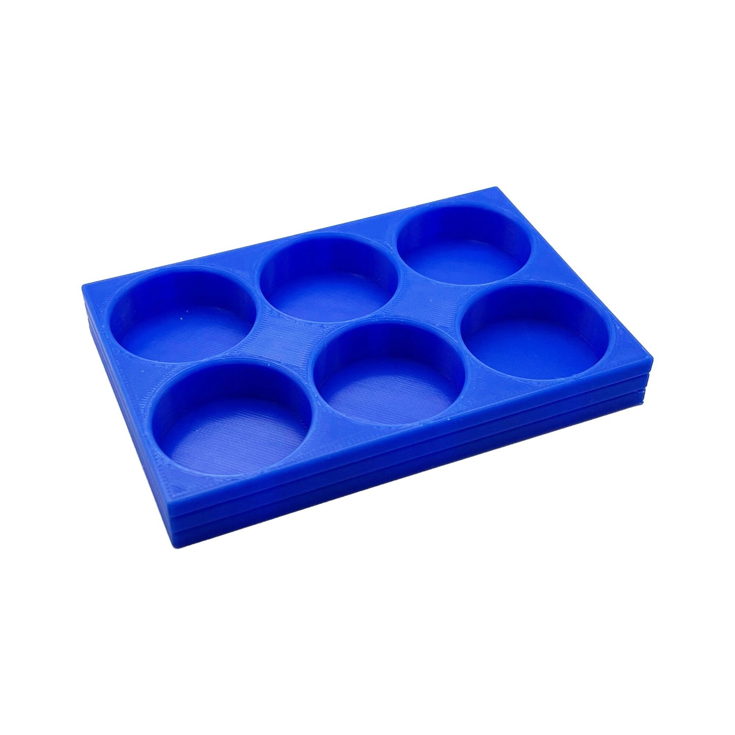 Tamiya 10ml Paint Bottle Holder - Holds 6 Tamiya 10ml Bottles with Anti-Slip Rubber Feet - Long Style - 3d Printed