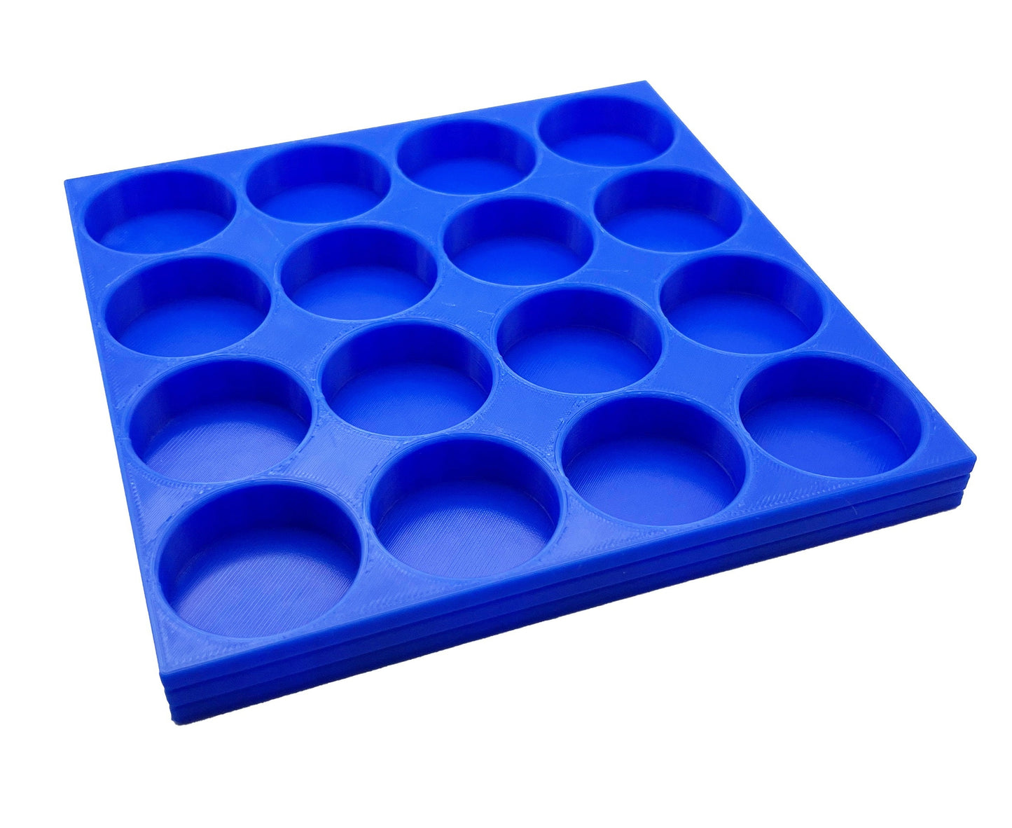 Tamiya 10ml Paint Bottle Holder - Holds 16 Tamiya 10ml Bottles with Anti-Slip Rubber Feet - Long Style - 3d Printed