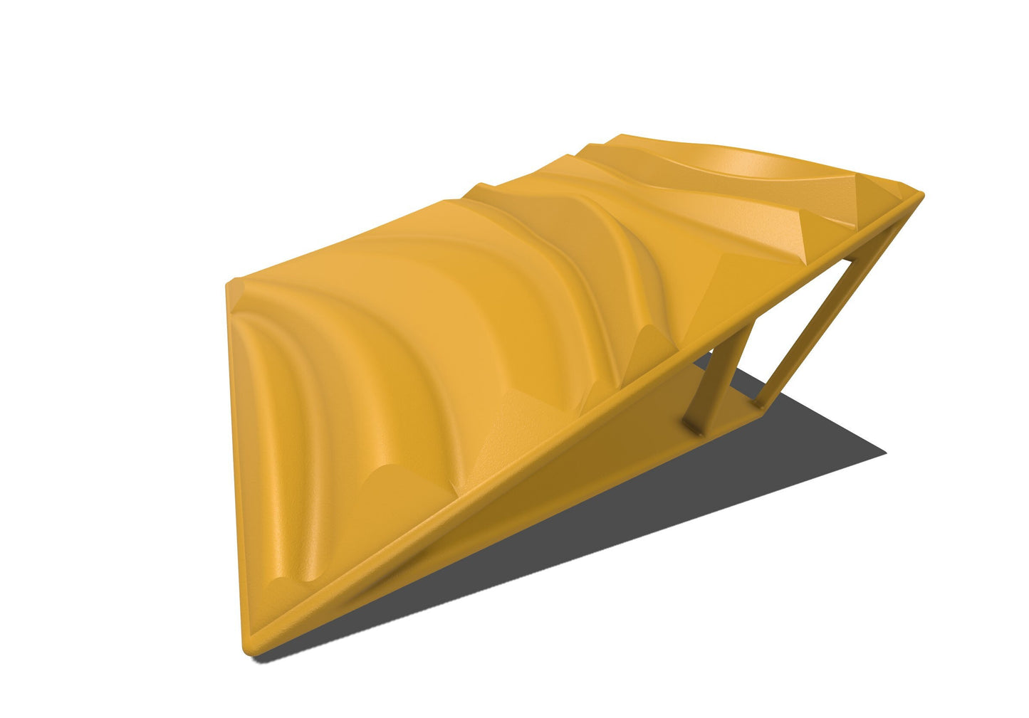 1/24th Ramp Curved Terrain - Monster Truck - Crawler Scale - Works as Display Stand - Includes Anti Slip Rubber Feet - Expandable
