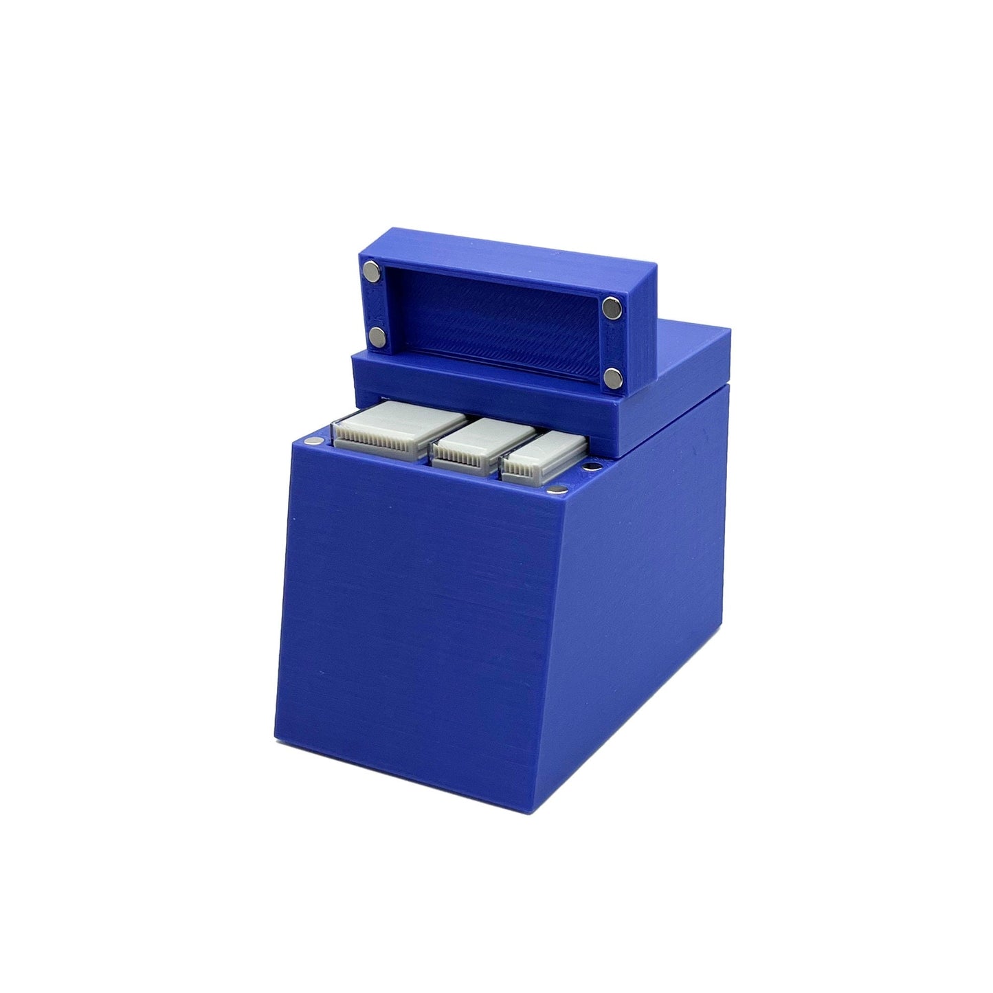 Tamiya Masking Tape Holder - Holds 6, 10 and 18mm wide rolls with Anti-Slip Rubber Feet - Easy to swap out with Magnetic Top - 3D Printed