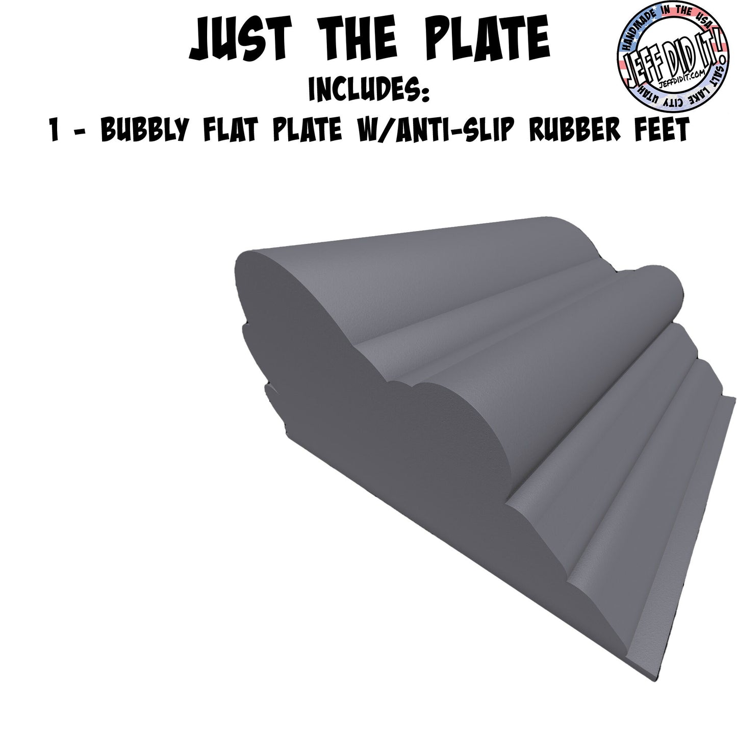 1/16- 1/18th Up / Down Plate - Flat / Bridge Plate - Bubbly - Monster - Crawler Scale - Adapters - Anti Slip Rubber Feet - Expandable