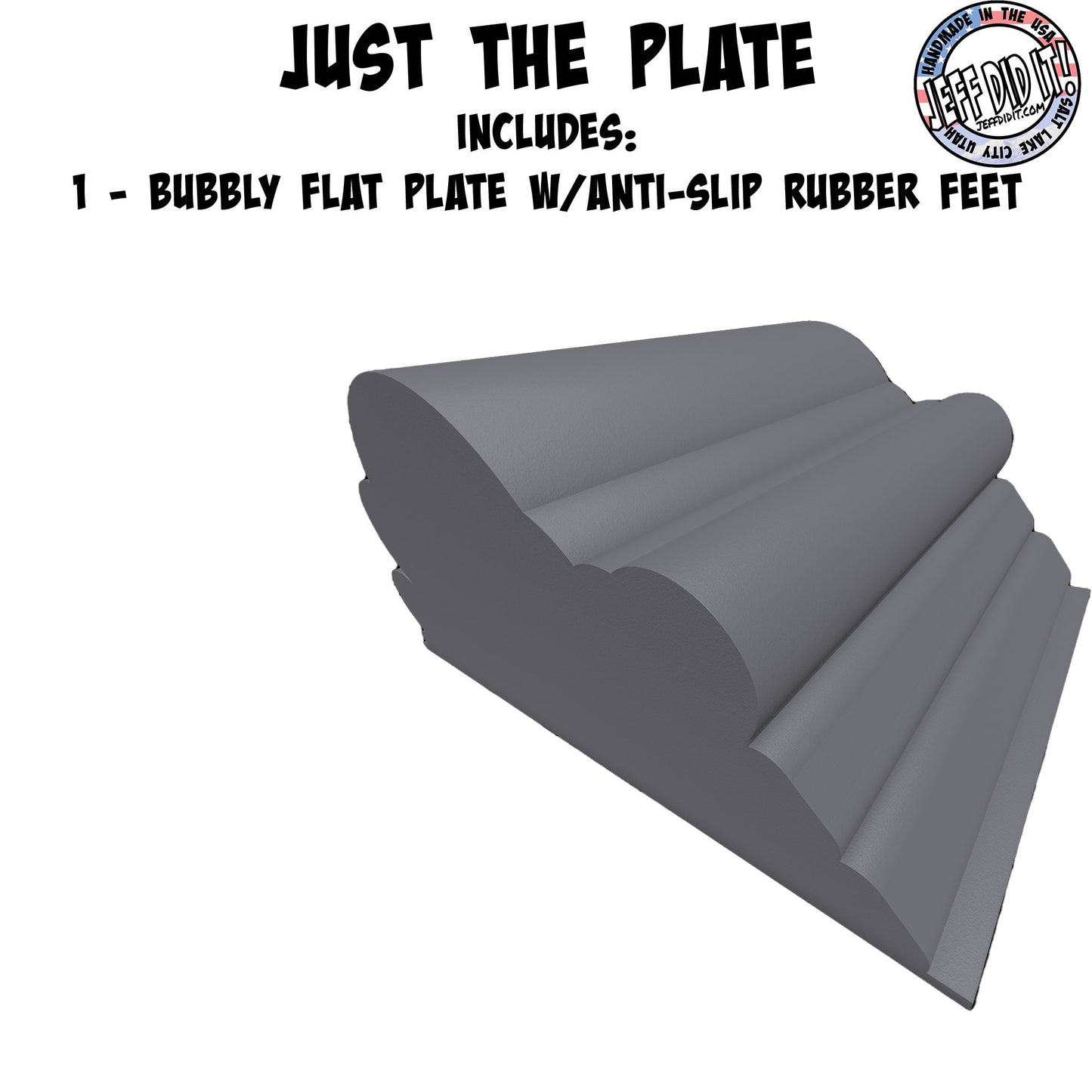 1/24th Up / Down Plate - Flat / Bridge Plate - Bubbly - Monster - Crawler Scale - Adapters - Anti Slip Rubber Feet - Expandable