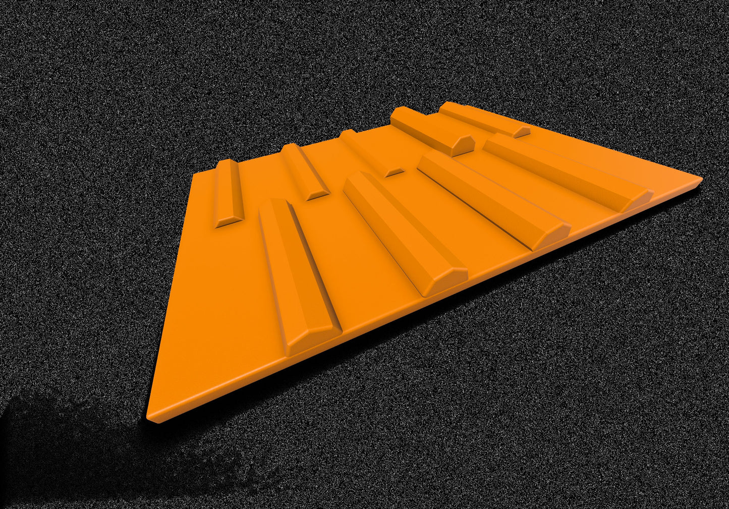 1/16- 1/18th Up / Down Plate - Flat / Bridge Plate - Parking Block - Monster Truck - Crawler Scale - Anti Slip Rubber Feet - Expandable