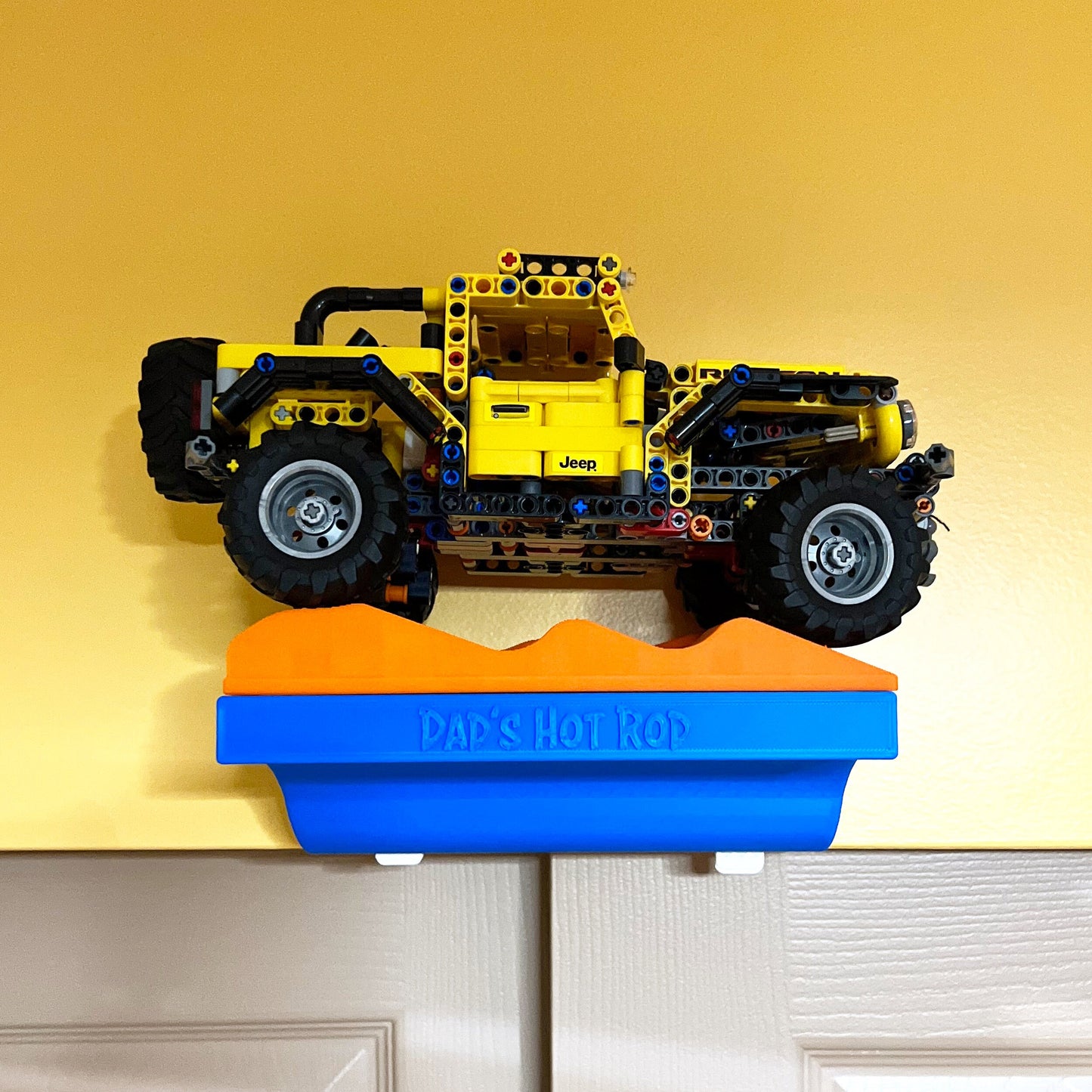1/24th RC Car Truck Display Stand / Small Lego Wall Mount with Storage - SCX24 - Customizable - Fathers Day