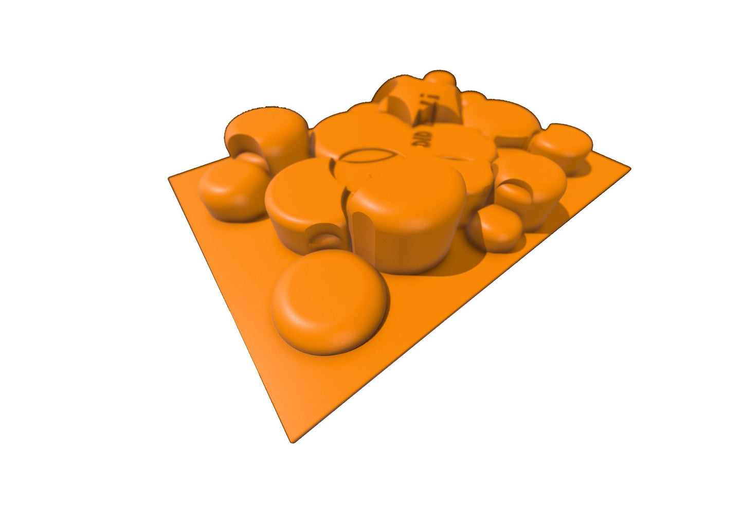 1/16- 1/18th Up / Down Plate - Flat / Bridge Plate - Push the Button - Monster - Crawler Scale - Anti Slip Rubber Feet - Expandable