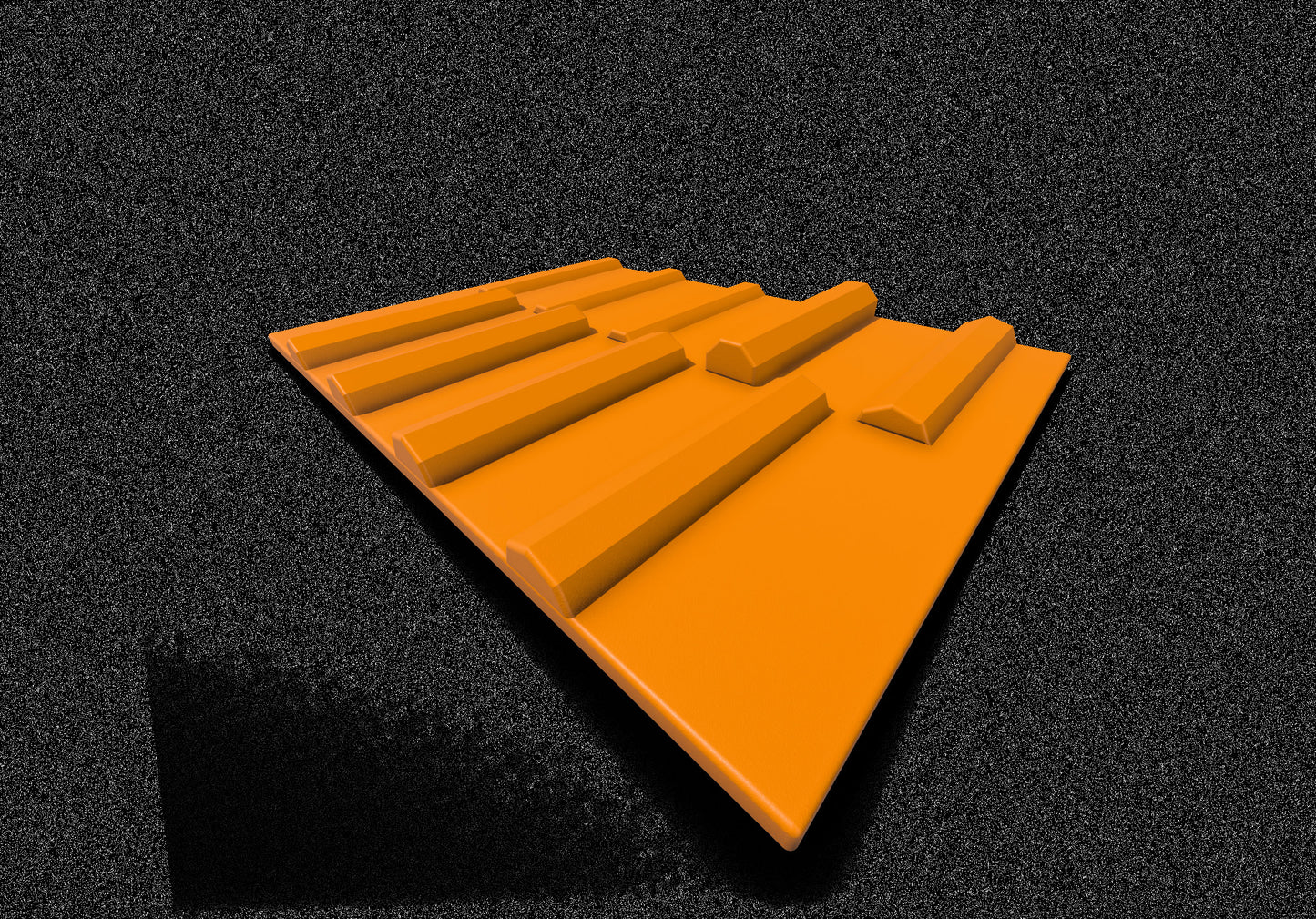 1/16- 1/18th Up / Down Plate - Flat / Bridge Plate - Parking Block - Monster Truck - Crawler Scale - Anti Slip Rubber Feet - Expandable