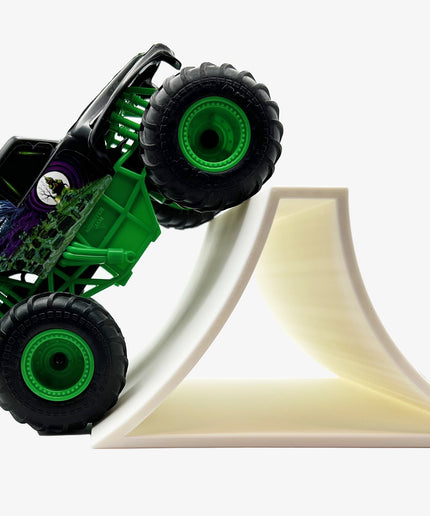 1/24th Monster Truck Stunt Ramp B - Works as Display Stand - Includes Anti Slip Rubber Feet - Catch Big Air!