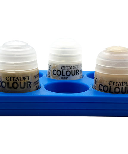 Citadel Colour 33mm Paint Bottle Holder - Holds 10 Citadel Colour 33mm Bottles - With Anti-Slip Rubber Feet - 3D Printed
