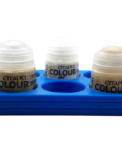 Citadel Colour 33mm Paint Bottle Holder - Holds 10 Citadel Colour 33mm Bottles - With Anti-Slip Rubber Feet - 3D Printed