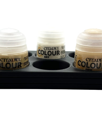 Citadel Colour 33mm Paint Bottle Holder - Holds 10 Citadel Colour 33mm Bottles - With Anti-Slip Rubber Feet - 3D Printed
