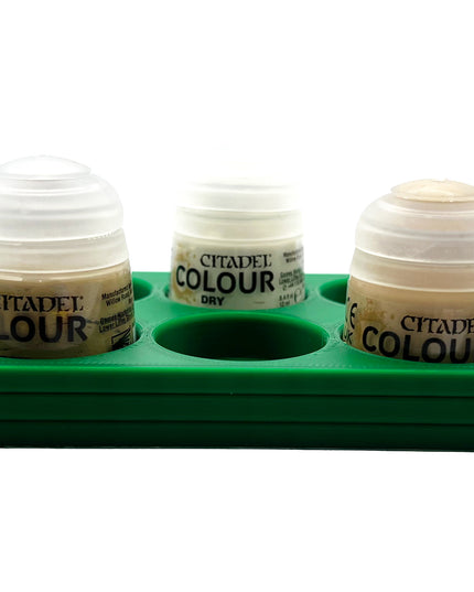Citadel Colour 33mm Paint Bottle Holder - Holds 10 Citadel Colour 33mm Bottles - With Anti-Slip Rubber Feet - 3D Printed