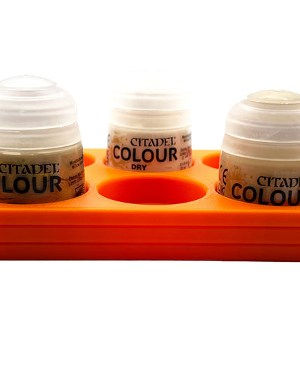 Citadel Colour 33mm Paint Bottle Holder - Holds 10 Citadel Colour 33mm Bottles - With Anti-Slip Rubber Feet - 3D Printed