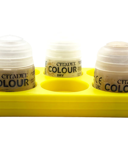 Citadel Colour 33mm Paint Bottle Holder - Holds 10 Citadel Colour 33mm Bottles - With Anti-Slip Rubber Feet - 3D Printed