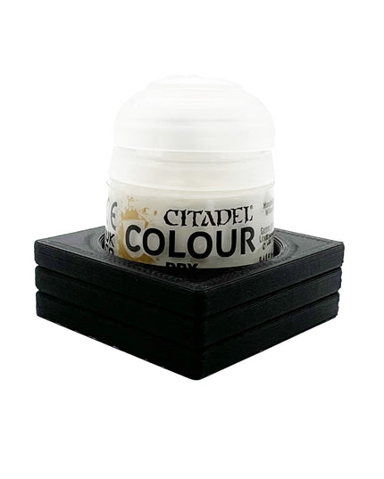 Citadel Colour 33mm Paint Bottle Holder - Holds 1 Citadel Colour 33mm bottle - With Anti-Slip Rubber Feet - 3d Printed