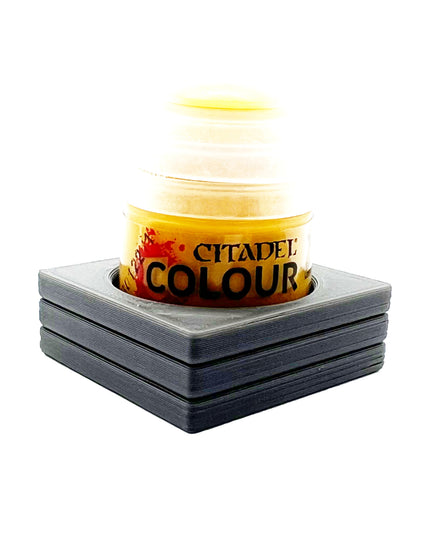 Citadel Colour 33mm Paint Bottle Holder - Holds 1 Citadel Colour 33mm bottle - With Anti-Slip Rubber Feet - 3d Printed