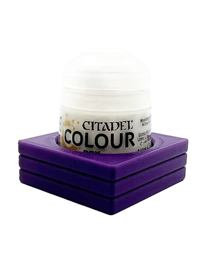 Citadel Colour 33mm Paint Bottle Holder - Holds 1 Citadel Colour 33mm bottle - With Anti-Slip Rubber Feet - 3d Printed