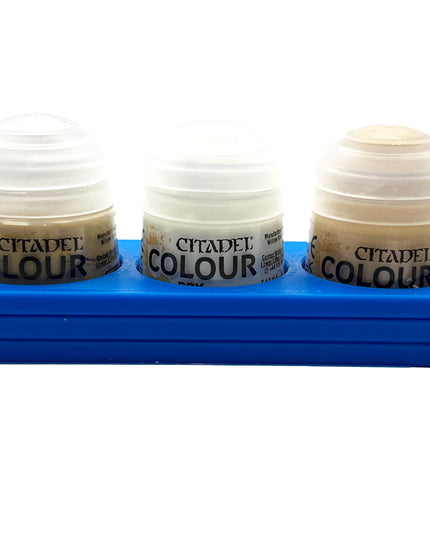 Citadel Colour 33mm Paint Bottle Holder - Holds 5 Citadel Colour 33mm Bottles - With Anti-Slip Rubber Feet - 3D Printed