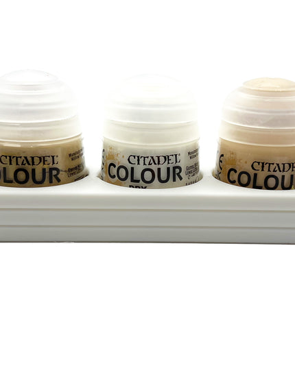 Citadel Colour 33mm Paint Bottle Holder - Holds 5 Citadel Colour 33mm Bottles - With Anti-Slip Rubber Feet - 3D Printed
