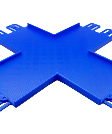 Jeff Did It! - Hot Wheels Monster Truck - 2 Lane 4 Way Crossing Crisscross Crash - 3D Printed - Designed and Made in the USA
