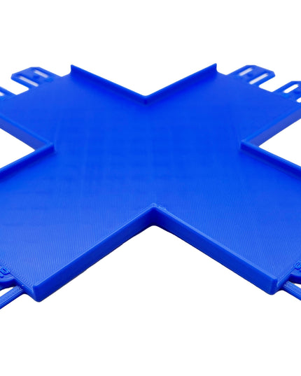 Jeff Did It! - Hot Wheels Monster Truck - 2 Lane 4 Way Crossing Crisscross Crash - 3D Printed - Designed and Made in the USA