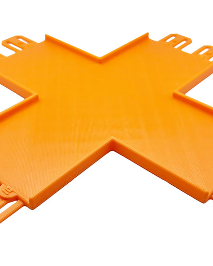 Jeff Did It! - Hot Wheels Monster Truck - 2 Lane 4 Way Crossing Crisscross Crash - 3D Printed - Designed and Made in the USA