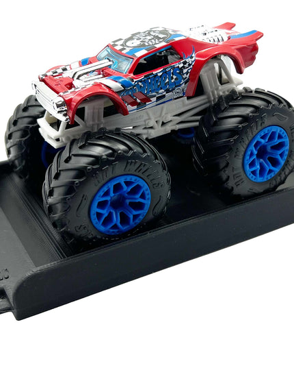 Jeff Did It! - Hot Wheels Monster Truck - 2 Lane Bridge Bumps Track Upgrade - 3D Printed - Designed and Made in the USA