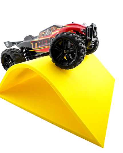 1/24th Monster Truck Jump / Roll Over Ramp C - 200mm Wide - Works as Display Stand - Includes Anti Slip Rubber Feet