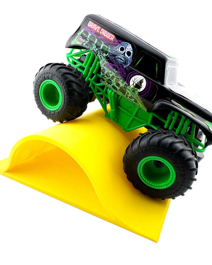 1/24th Monster Truck Jump / Roll Over Ramp D - Works as Display Stand - Includes Anti Slip Rubber Feet