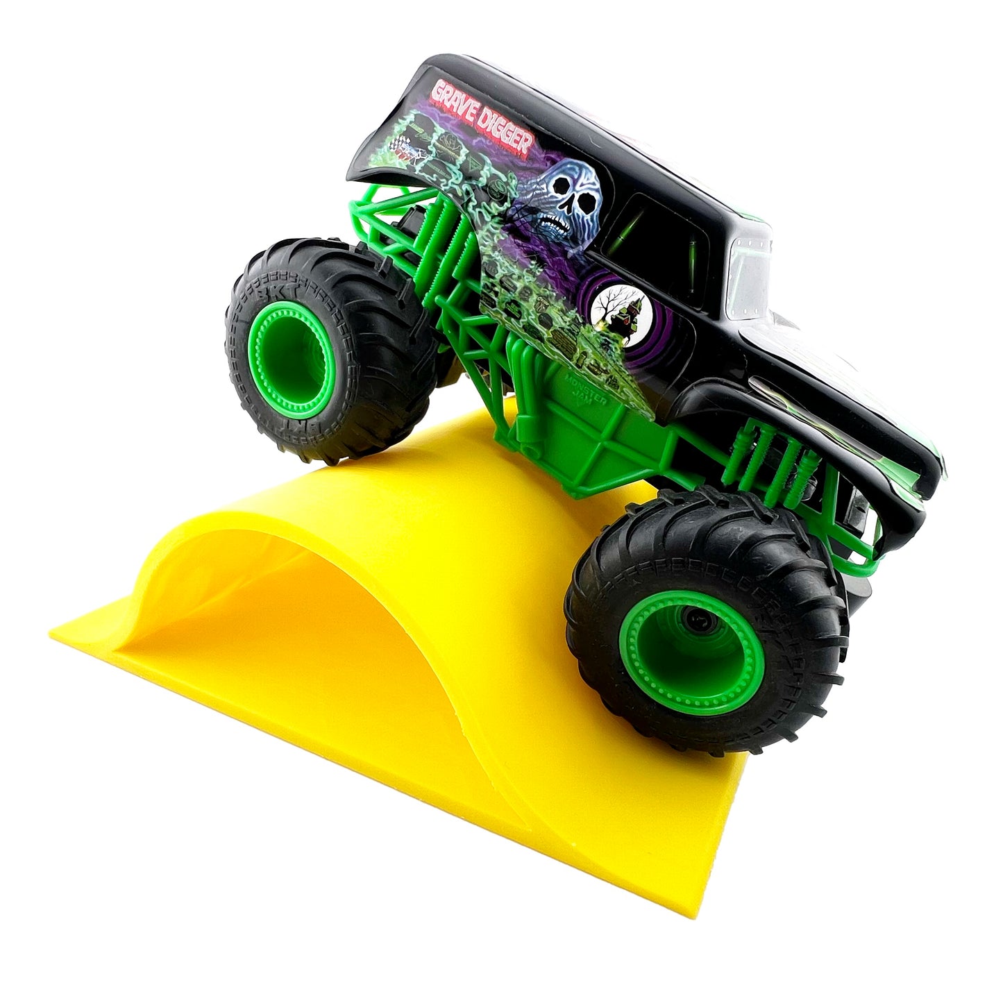 1/24th Monster Truck Jump / Roll Over Ramp D - Works as Display Stand - Includes Anti Slip Rubber Feet