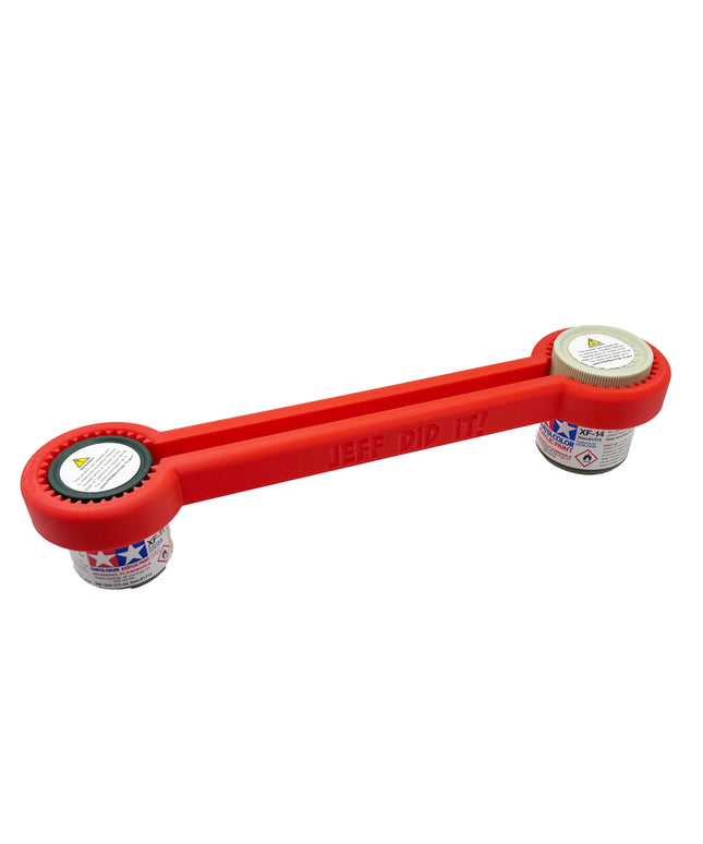 Mini Paint Bottle Opener - Compatible with Tamiya 10ml & 23ml Paint Bottles - 3D Printed - Designed and Made in the USA
