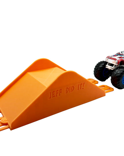 Jeff Did It! - Hot Wheels Monster Truck - 2 Lane Table Top Jump - 3D Printed - Designed and Made in the USA