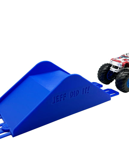 Jeff Did It! - Hot Wheels Monster Truck - 2 Lane Table Top Jump - 3D Printed - Designed and Made in the USA