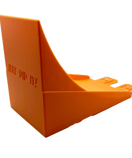 Jeff Did It! - Hot Wheels Monster Truck - 2 Lane Stunt Ramp - 3D Printed - Designed and Made in the USA
