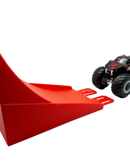 Jeff Did It! - Hot Wheels Monster Truck - 2 Lane Stunt Ramp - 3D Printed - Designed and Made in the USA