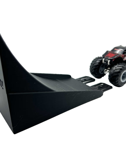 Jeff Did It! - Hot Wheels Monster Truck - 2 Lane Stunt Ramp - 3D Printed - Designed and Made in the USA
