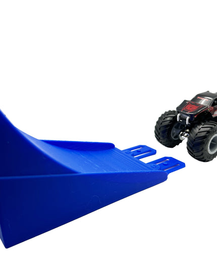 Jeff Did It! - Hot Wheels Monster Truck - 2 Lane Stunt Ramp - 3D Printed - Designed and Made in the USA