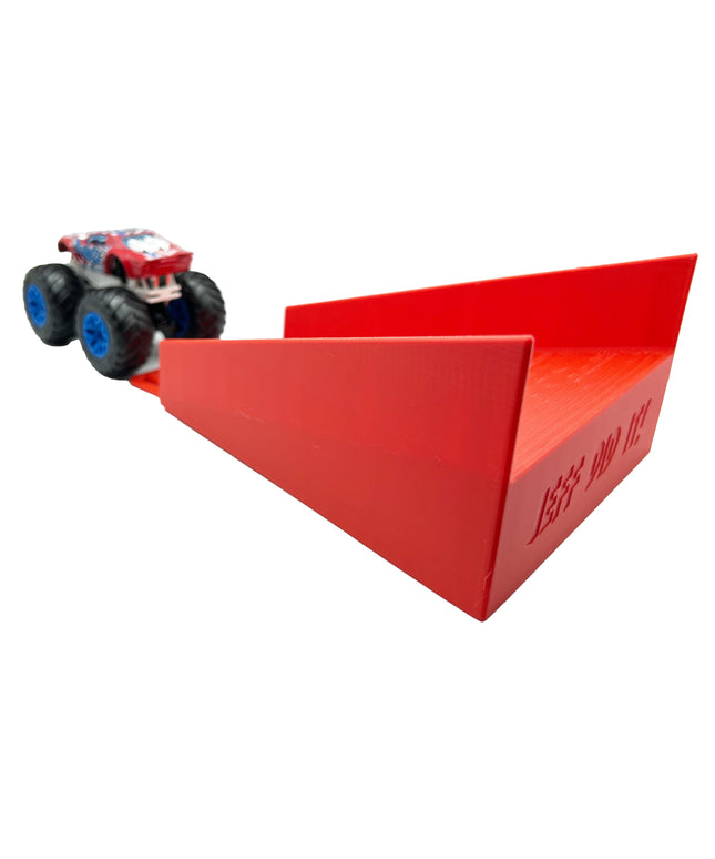 Jeff Did It! - Hot Wheels Monster Truck - 2 Lane Landing Ramp - 3D Printed - Designed and Made in the USA