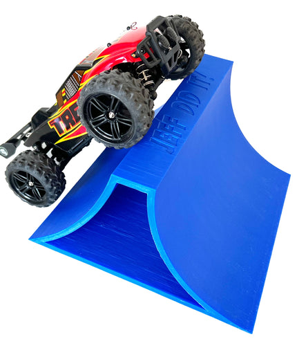 1/24th Monster Truck Stunt Ramp B - Works as Display Stand - Includes Anti Slip Rubber Feet - Catch Big Air!