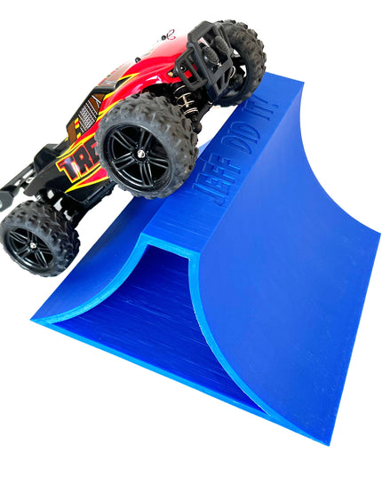 1/24th Monster Truck Stunt Ramp B - Works as Display Stand - Includes Anti Slip Rubber Feet - Catch Big Air!