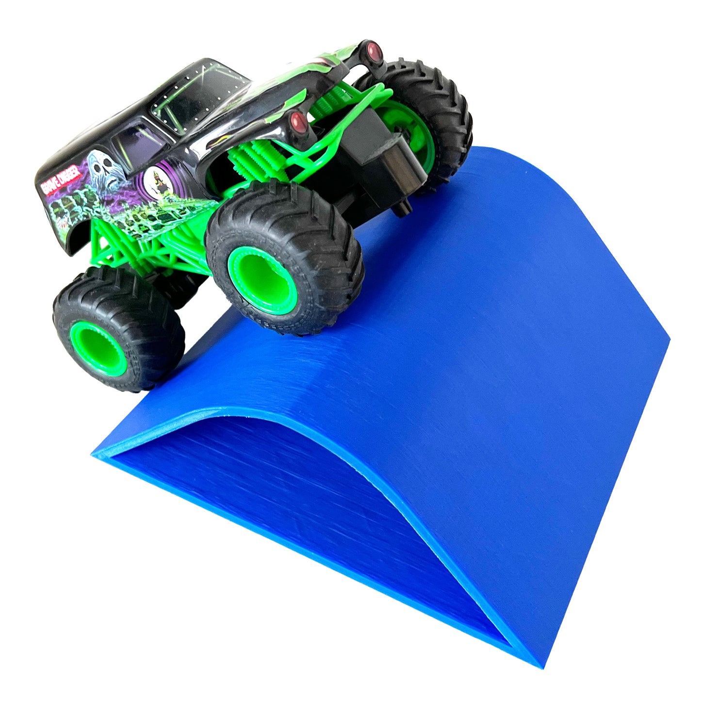 1/24th Monster Truck Jump / Roll Over Ramp C - 200mm Wide - Works as Display Stand - Includes Anti Slip Rubber Feet