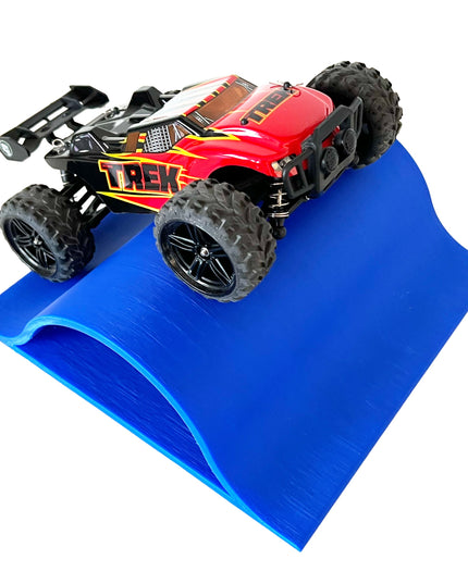 1/24th Monster Truck Jump / Roll Over Ramp D - Works as Display Stand - Includes Anti Slip Rubber Feet