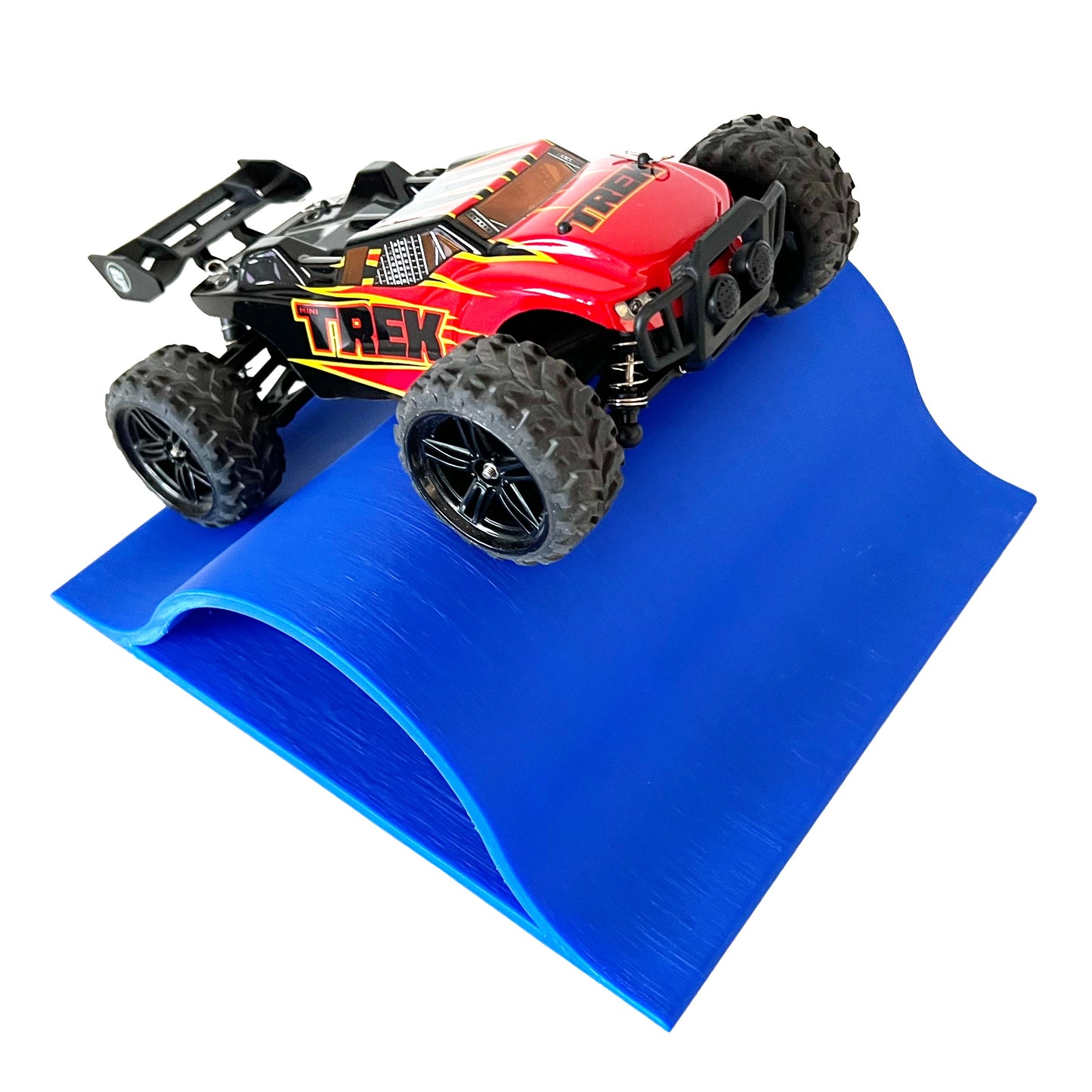 1/24th Monster Truck Jump / Roll Over Ramp D - Works as Display Stand - Includes Anti Slip Rubber Feet