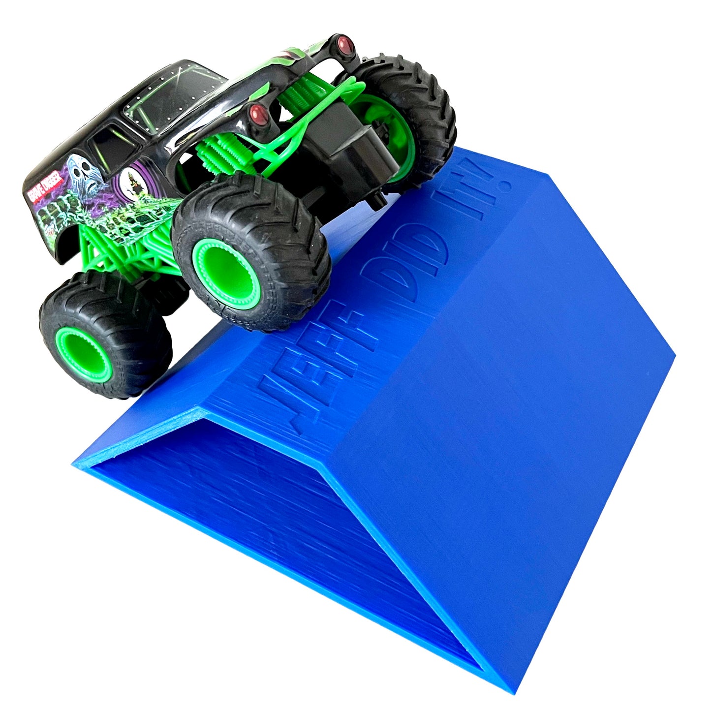 1/24th Monster Truck Jump / Roll Over Ramp F - Works as Display Stand - Includes Anti Slip Rubber Feet