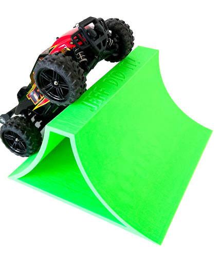 1/24th Monster Truck Stunt Ramp B - Works as Display Stand - Includes Anti Slip Rubber Feet - Catch Big Air!
